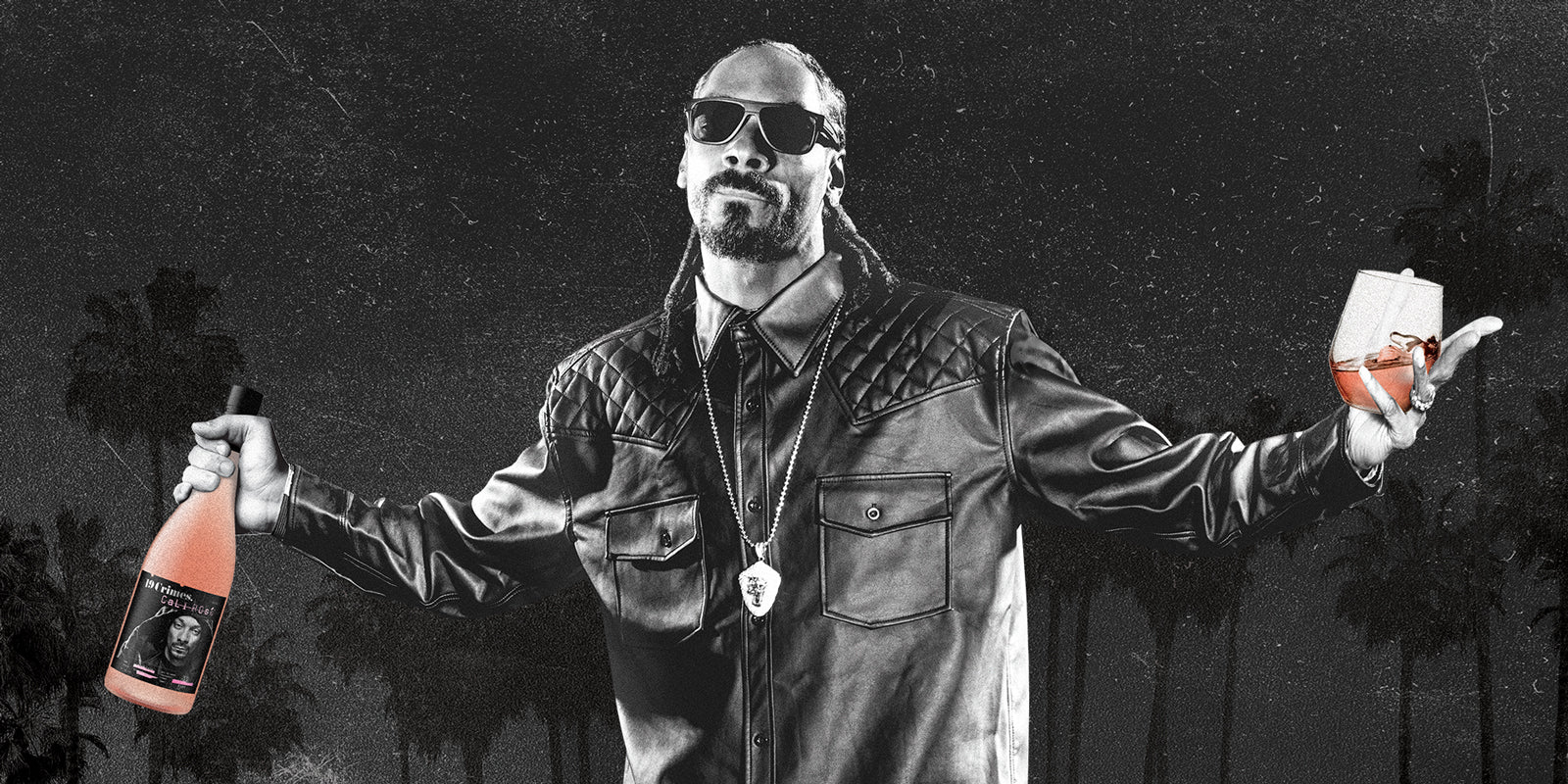 Snoop Dogg glasses up with Cali Rose